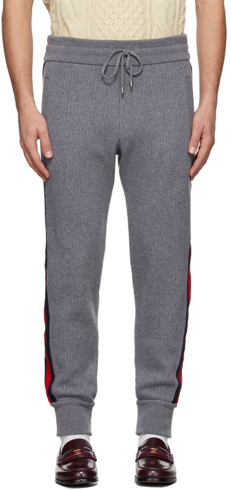 gucci sweatpants grey|gucci pants price.